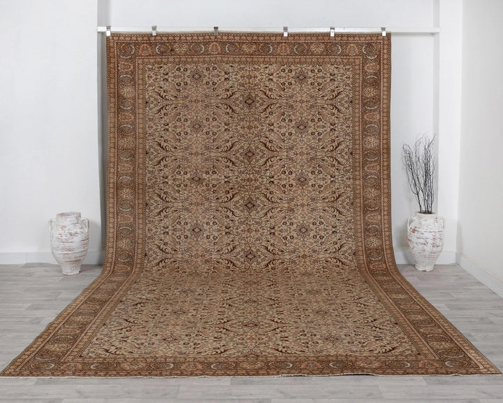 Multicolor Turkish Oushak Rug 5' x 12' 8" Hand-Knotted | No. VR73322