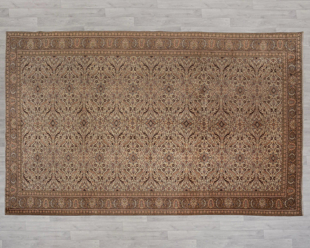 Multicolor Turkish Oushak Rug 5' x 12' 8" Hand-Knotted | No. VR73322
