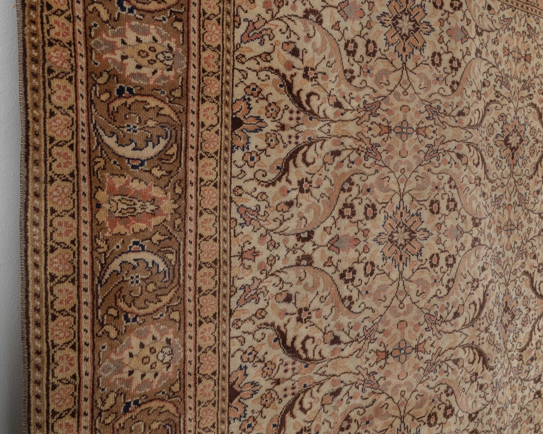 Multicolor Turkish Oushak Rug 5' x 12' 8" Hand-Knotted | No. VR73322