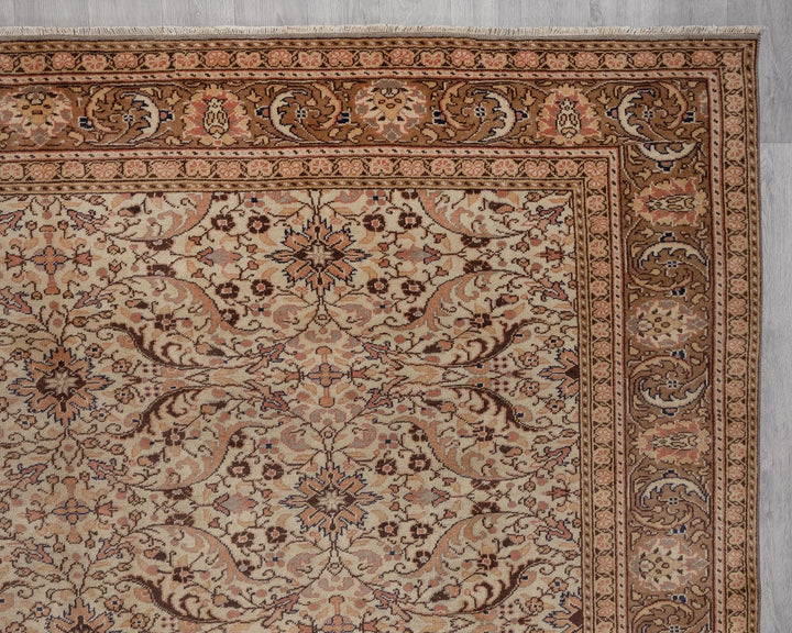 Multicolor Turkish Oushak Rug 5' x 12' 8" Hand-Knotted | No. VR73322