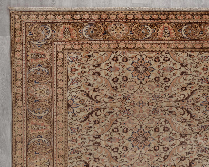 Multicolor Turkish Oushak Rug 5' x 12' 8" Hand-Knotted | No. VR73322