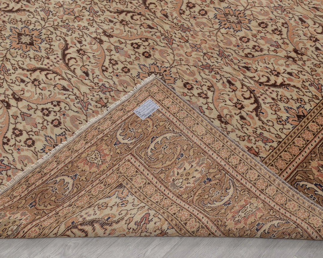 Multicolor Turkish Oushak Rug 5' x 12' 8" Hand-Knotted | No. VR73322