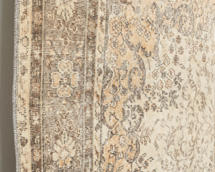 Multicolor Turkish Oushak Rug 6' 5" x 10' 4" Hand-Knotted | No. VR73349