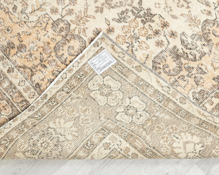 Multicolor Turkish Oushak Rug 6' 5" x 10' 4" Hand-Knotted | No. VR73349