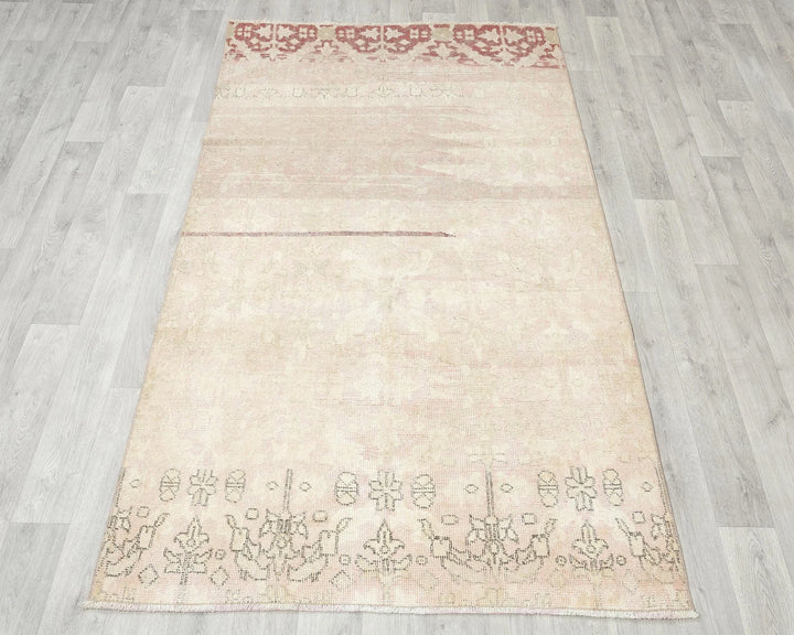 Multicolor Turkish Oushak Rug 3' 11" x 6' 10" Hand-Knotted | No. VR73464