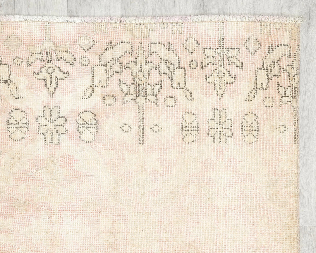 Multicolor Turkish Oushak Rug 3' 11" x 6' 10" Hand-Knotted | No. VR73464