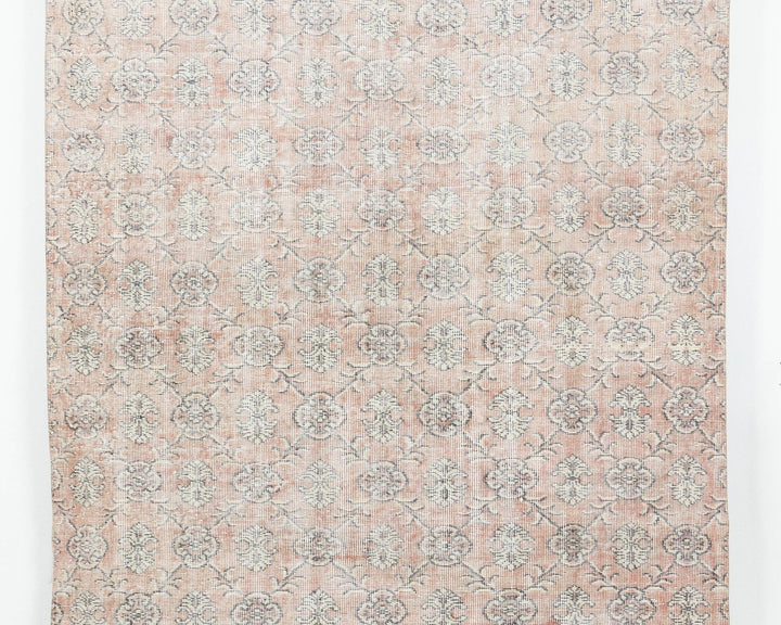 Multicolor Turkish Oushak Rug 5' 7" x 9' Hand-Knotted | No. VR73513