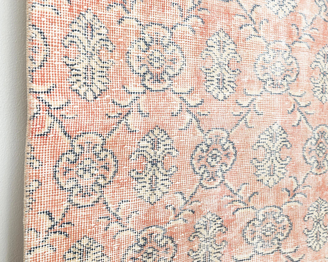 Multicolor Turkish Oushak Rug 5' 7" x 9' Hand-Knotted | No. VR73513