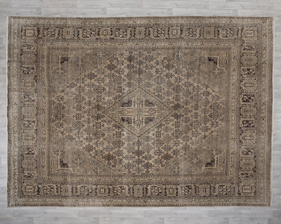 Multicolor Turkish Oushak Rug 4' x 13' 4" Hand-Knotted | No. VR73526