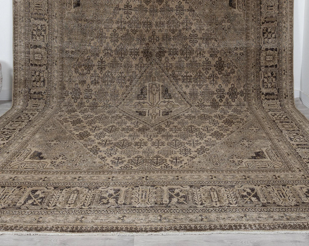 Multicolor Turkish Oushak Rug 4' x 13' 4" Hand-Knotted | No. VR73526