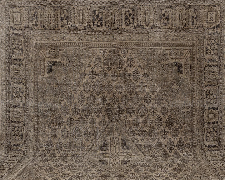 Multicolor Turkish Oushak Rug 4' x 13' 4" Hand-Knotted | No. VR73526