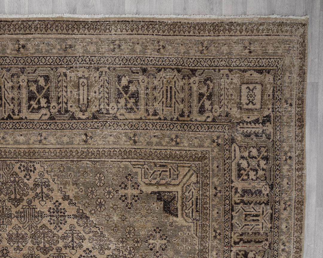 Multicolor Turkish Oushak Rug 4' x 13' 4" Hand-Knotted | No. VR73526
