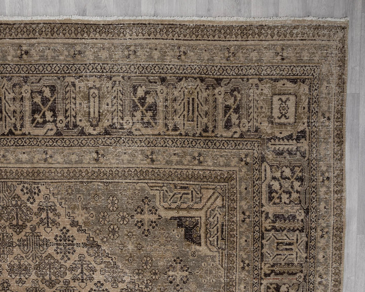 Multicolor Turkish Oushak Rug 4' x 13' 4" Hand-Knotted | No. VR73526