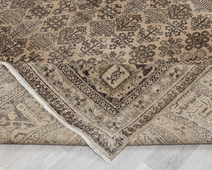 Multicolor Turkish Oushak Rug 4' x 13' 4" Hand-Knotted | No. VR73526