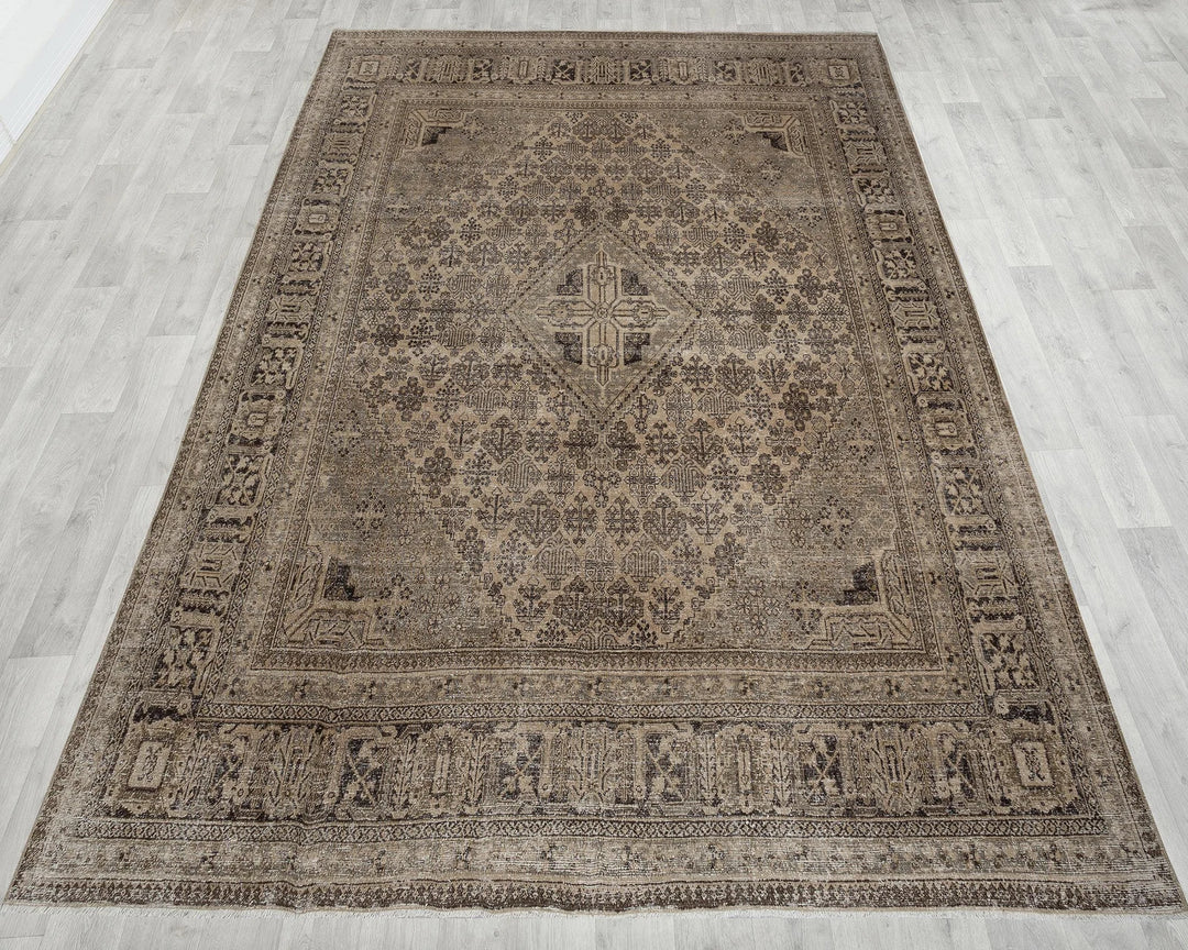 Multicolor Turkish Oushak Rug 4' x 13' 4" Hand-Knotted | No. VR73526