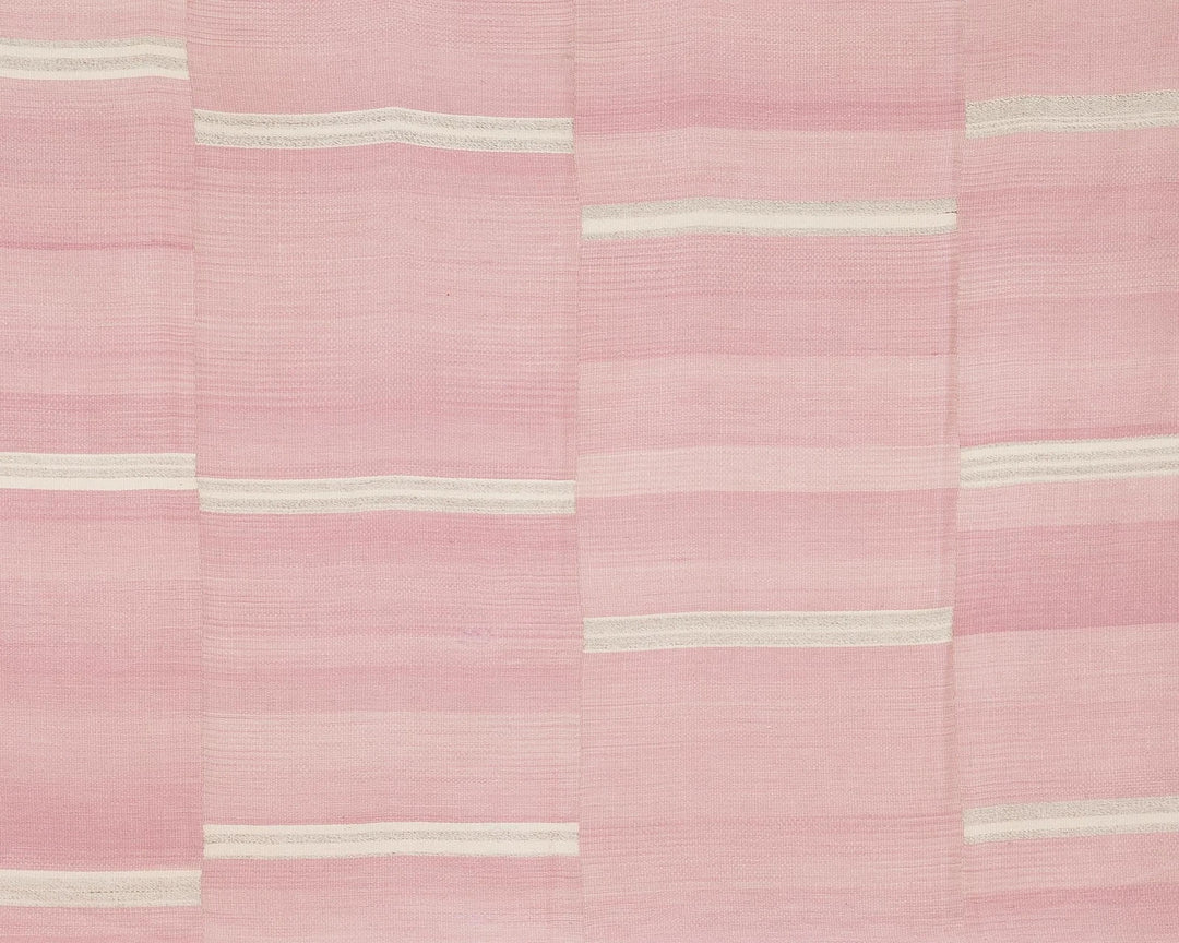 Pink Turkish Kilim Rug 10' 6" x 13' 1" Flat-Weave | No. VR73543
