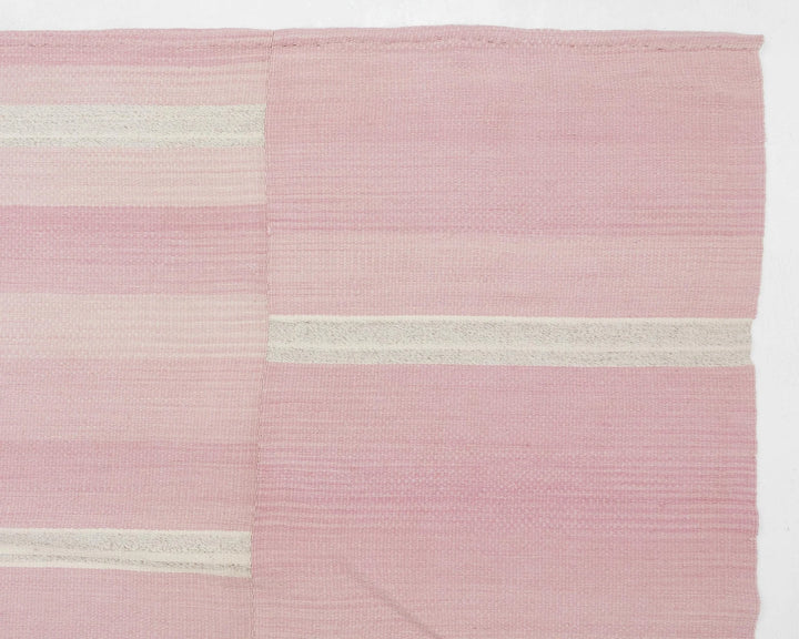 Pink Turkish Kilim Rug 10' 6" x 13' 1" Flat-Weave | No. VR73543