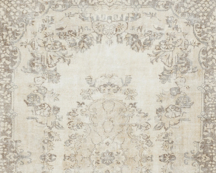 Multicolor Turkish Oushak Rug 6'5" x 9'9" Hand-Knotted view