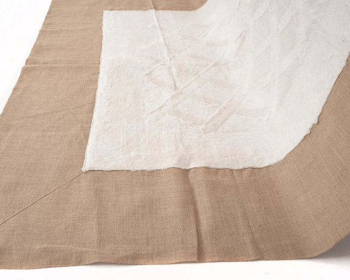 Beige Kilim Rug 7' 7" x 9' 10" | No. VR73753