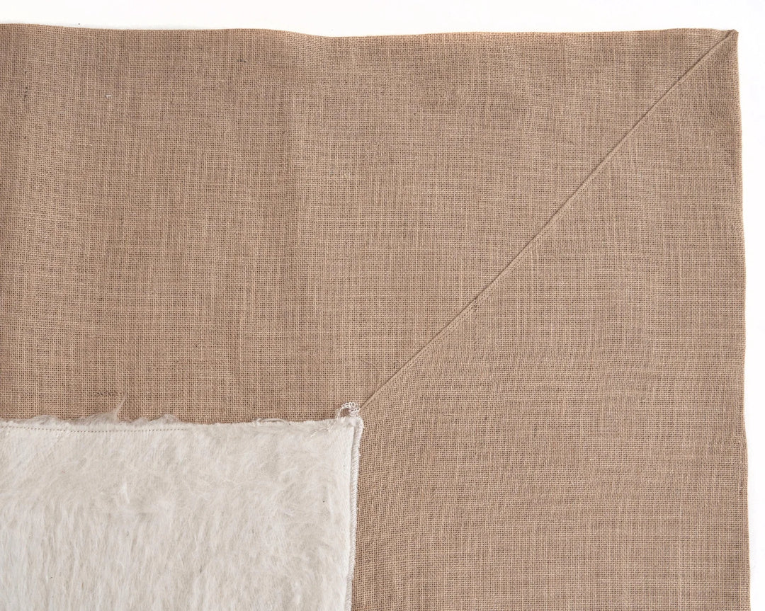 Beige Kilim Rug 7' 7" x 9' 10" | No. VR73753