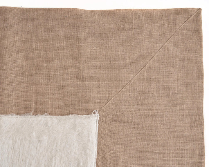 Beige Kilim Rug 7' 7" x 9' 10" | No. VR73753