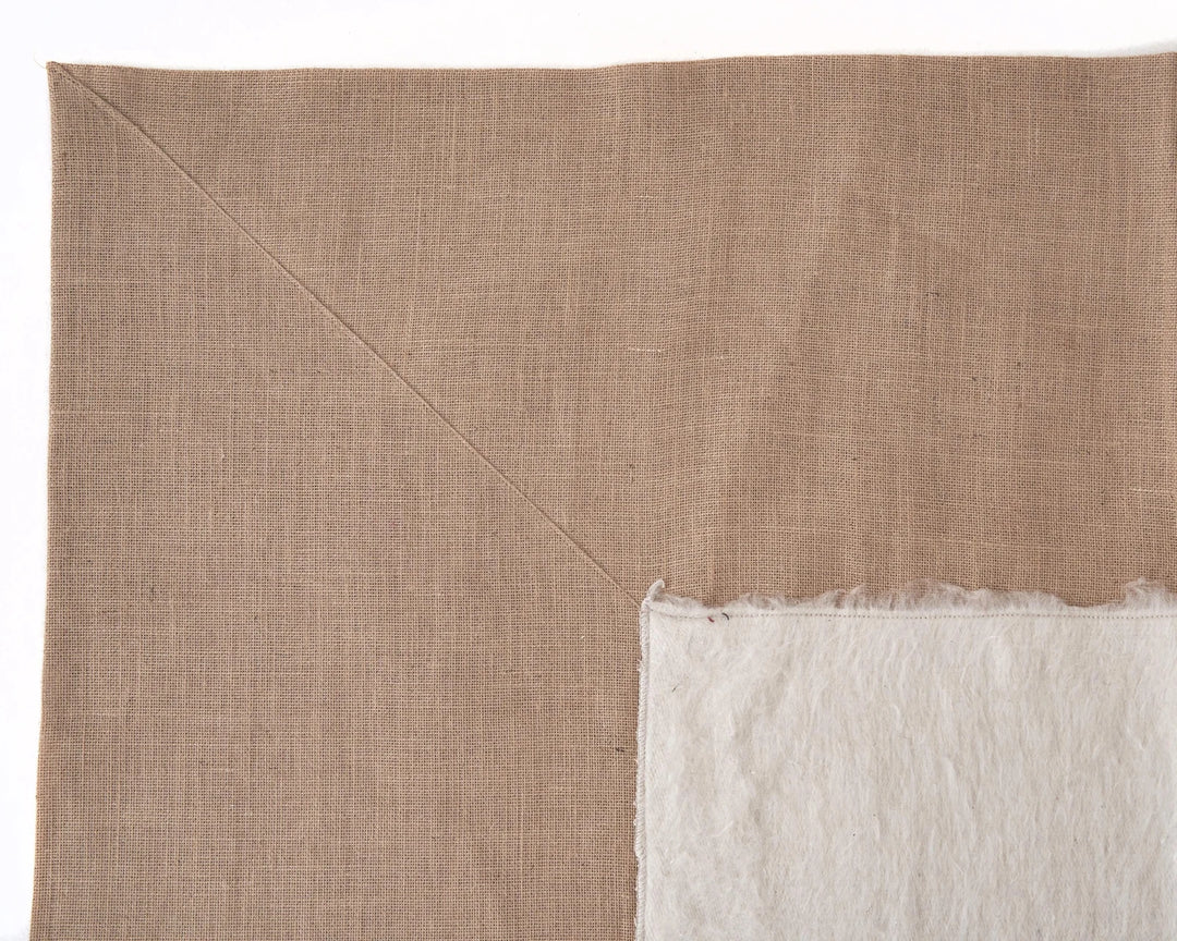 Beige Kilim Rug 7' 7" x 9' 10" | No. VR73753