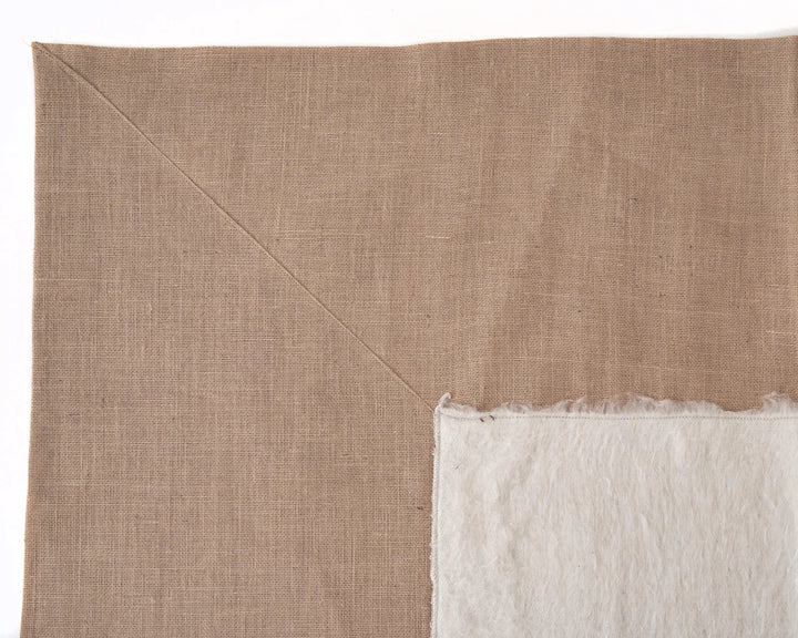 Beige Kilim Rug 7' 7" x 9' 10" | No. VR73753