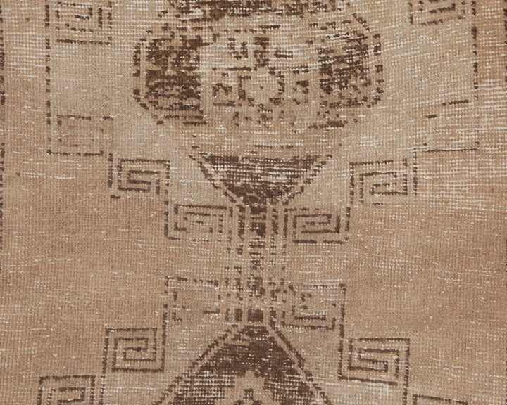 Multicolor Turkish Oushak Rug 2'11" x 11'8" Hand-Knotted detail