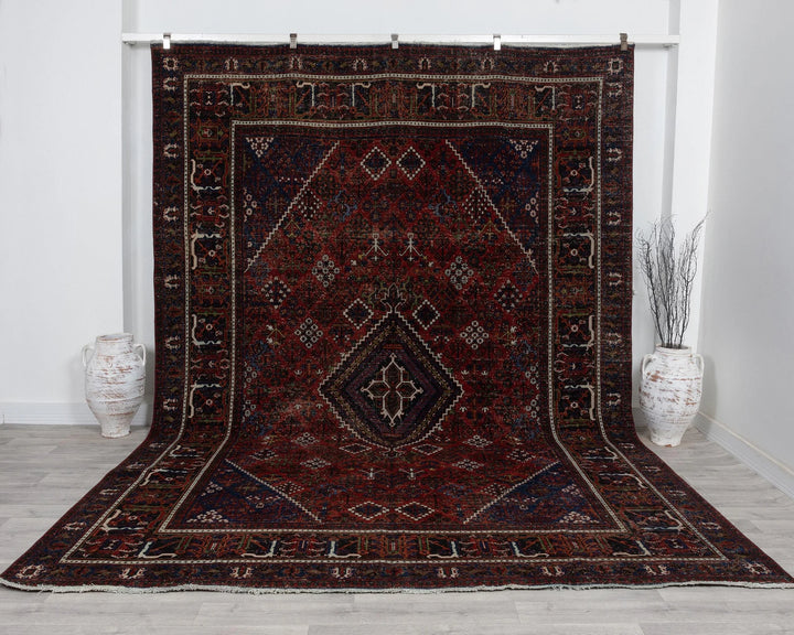 Multicolor Turkish Oushak Rug 8' 9" x 12' Hand-Knotted | No. VR73907