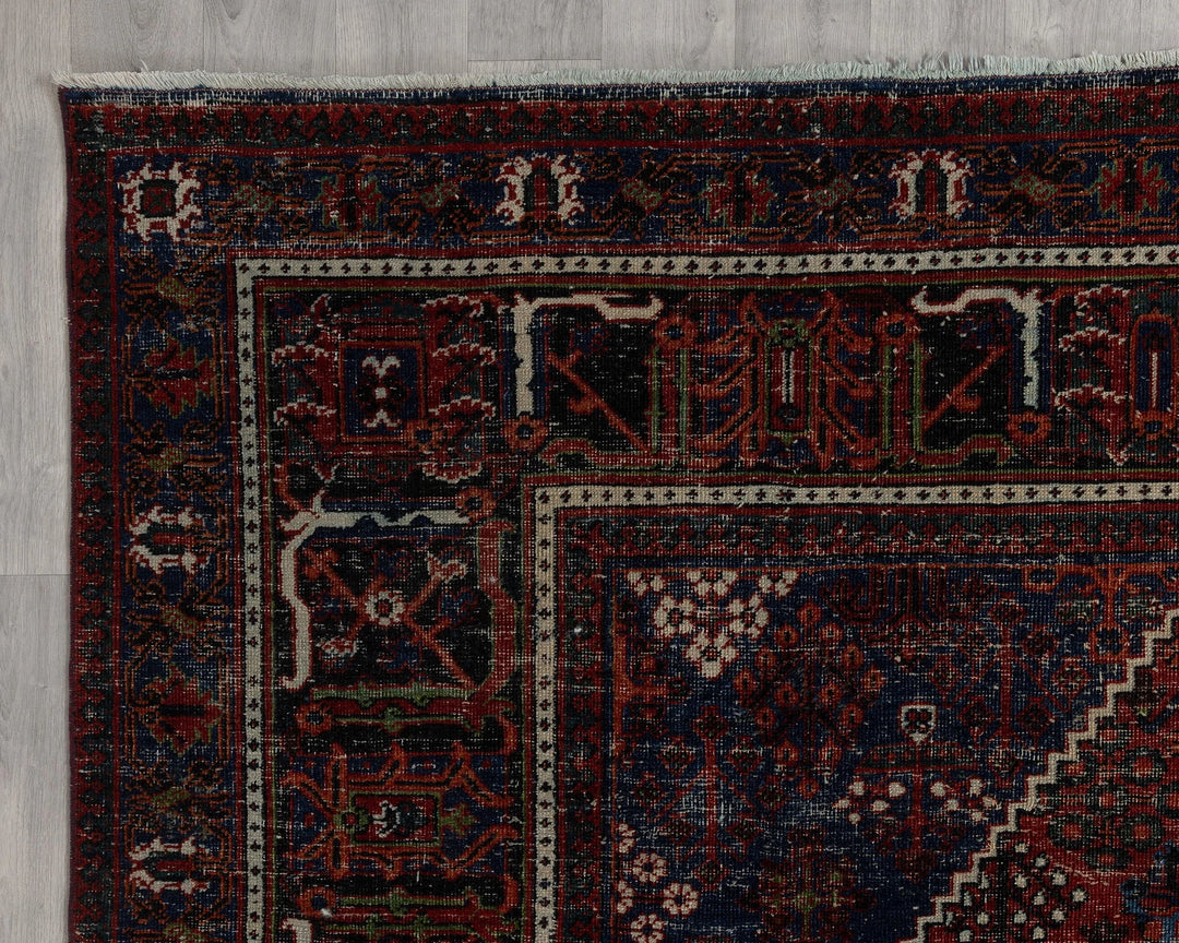 Multicolor Turkish Oushak Rug 8' 9" x 12' Hand-Knotted | No. VR73907