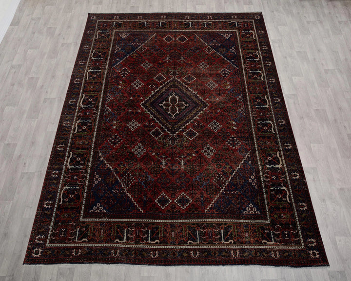 Multicolor Turkish Oushak Rug 8' 9" x 12' Hand-Knotted | No. VR73907