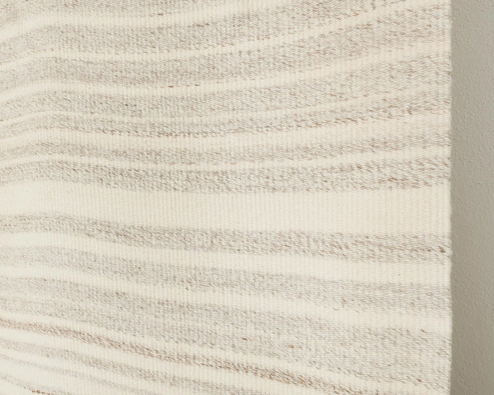 Beige Turkish Kilim Rug 9'6" x 12'10" Flat-Weave | No. VR73972