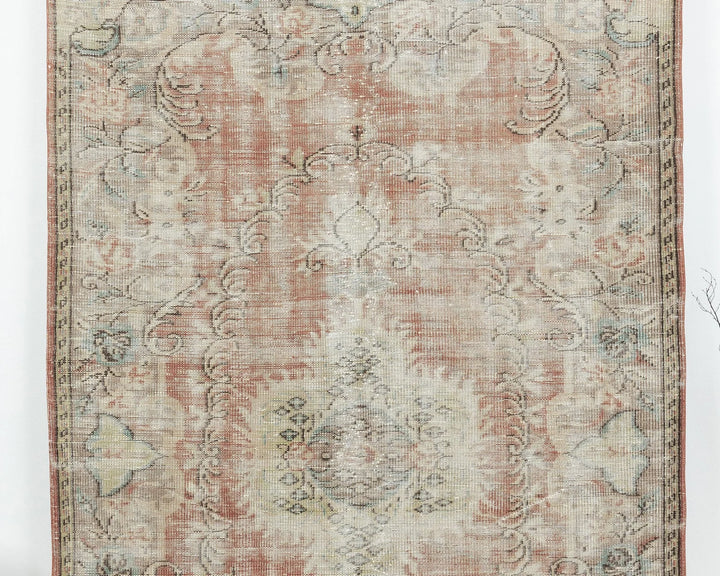 Multicolor Turkish Oushak Rug 5' 8" x 9' 2" Hand-Knotted | No. VR74127