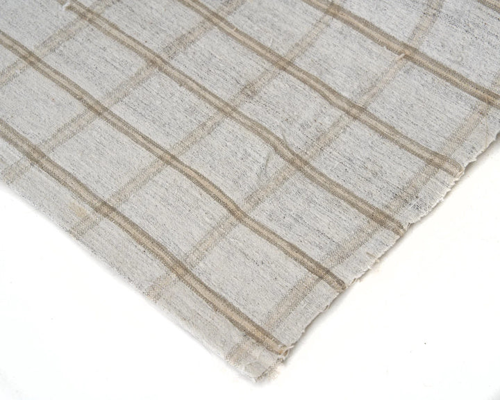 Gray Turkish Kilim Rug 5'6" x 7'10" Flat-Weave | No. VR74175