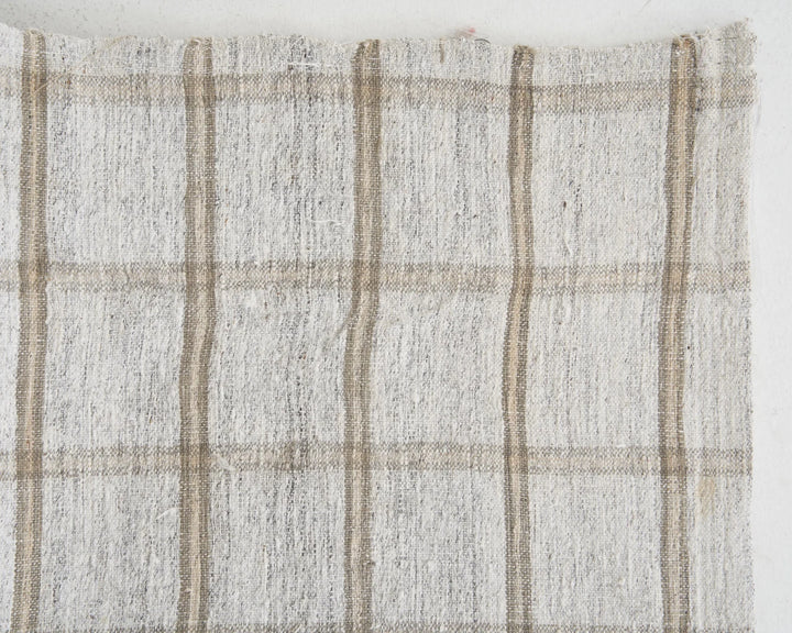 Gray Turkish Kilim Rug 5'6" x 7'10" Flat-Weave | No. VR74175