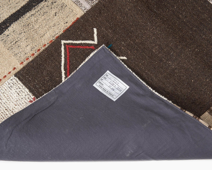 Brown Kilim Rug 8' 2" x 11' 9" | No. VR74230