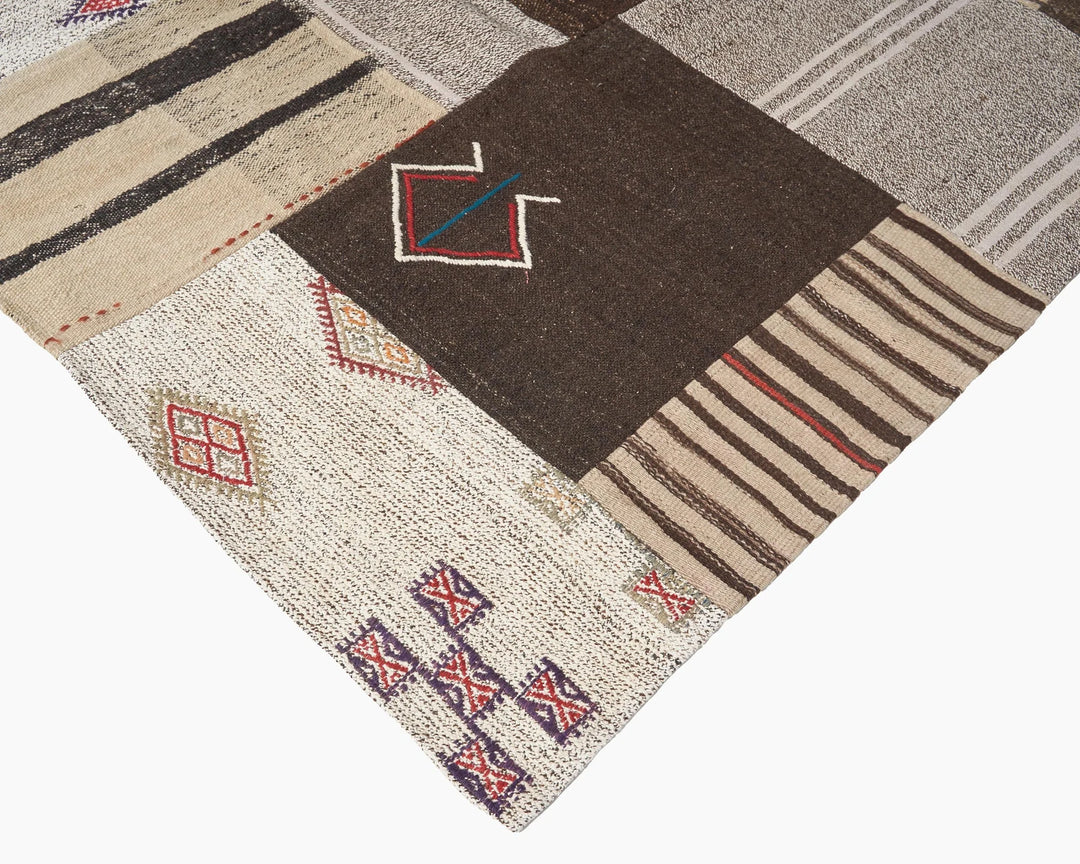 Brown Kilim Rug 8' 2" x 11' 9" | No. VR74230
