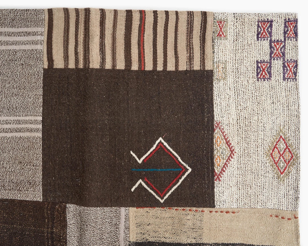 Brown Kilim Rug 8' 2" x 11' 9" | No. VR74230