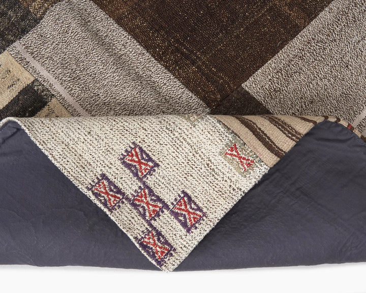 Brown Kilim Rug 8' 2" x 11' 9" | No. VR74230