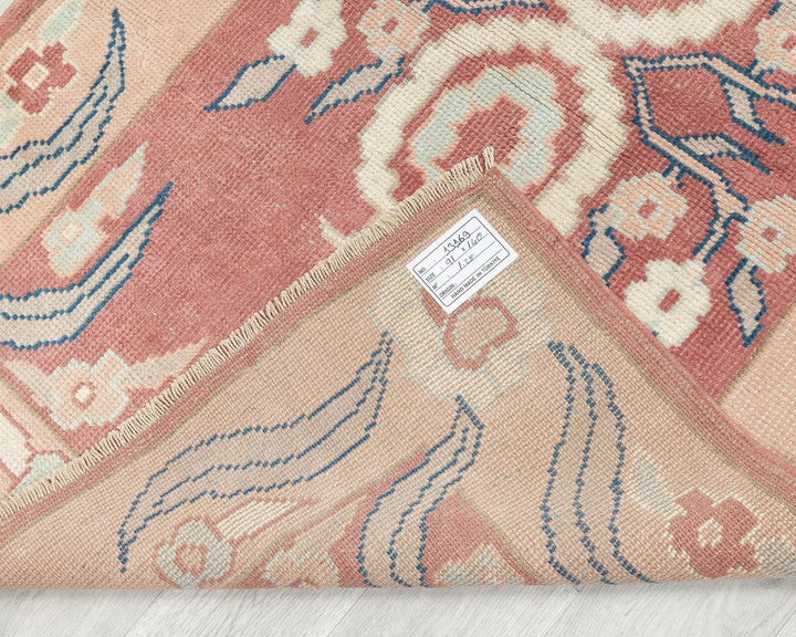 Multicolor Turkish Oushak Rug 3' x 4' 7" Hand-Knotted | No. VR74252