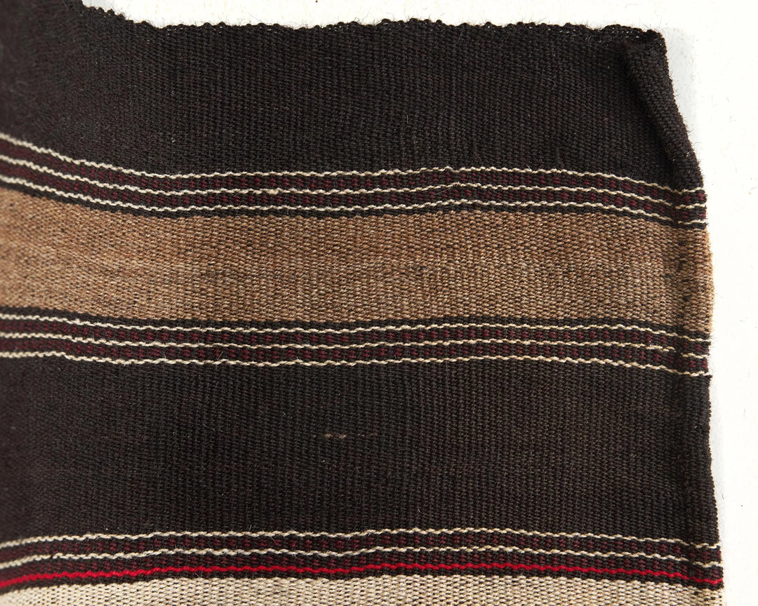 Brown Turkish Kilim Rug 5'6" x 7'4" Flat-Weave | No. VR74372