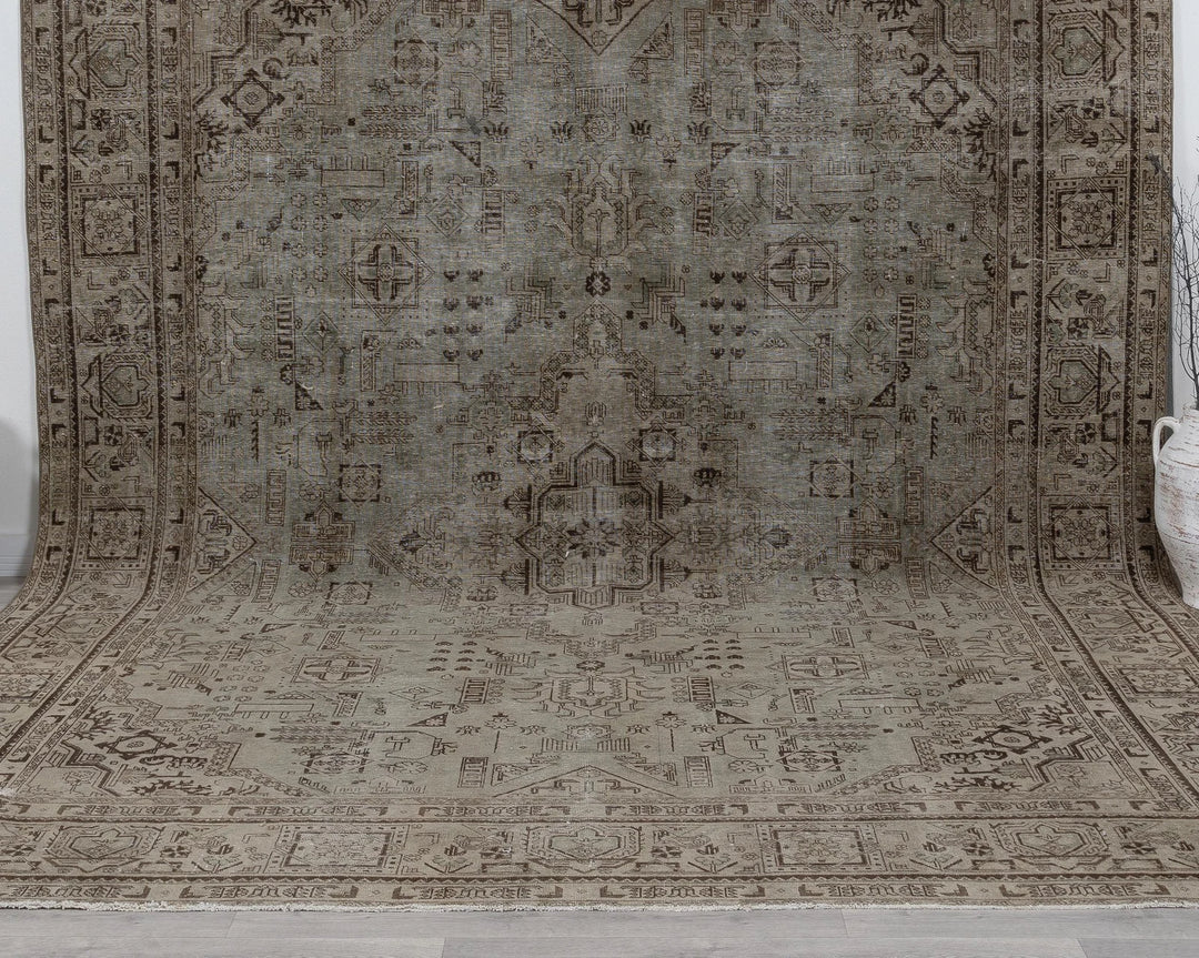 Multicolor Turkish Oushak Rug 10' 2" x 12' 3" Hand-Knotted | No. VR74426