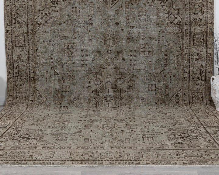 Multicolor Turkish Oushak Rug 10' 2" x 12' 3" Hand-Knotted | No. VR74426