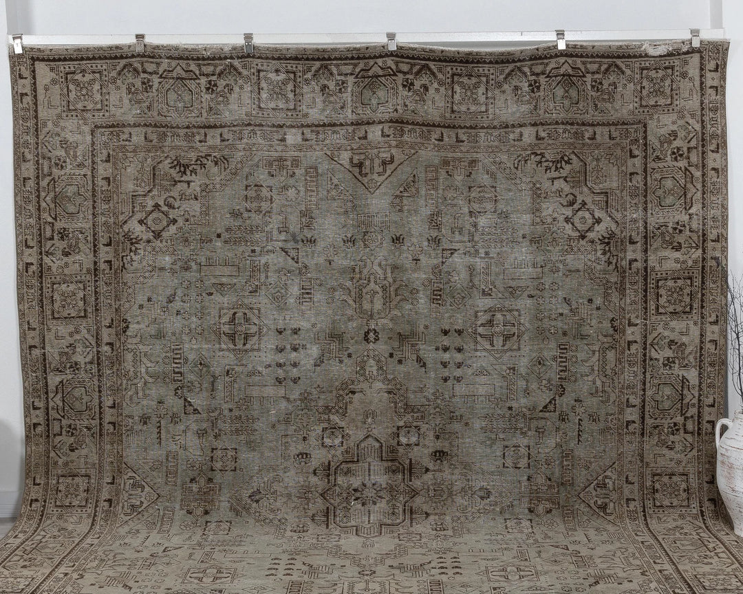 Multicolor Turkish Oushak Rug 10' 2" x 12' 3" Hand-Knotted | No. VR74426