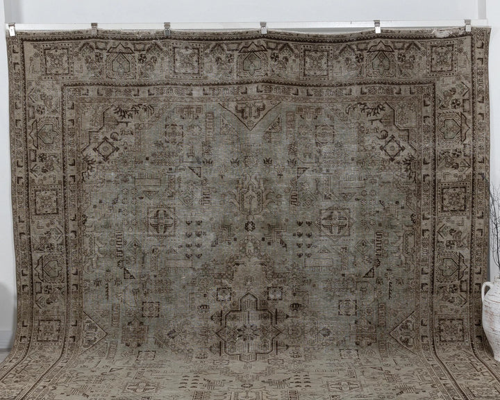 Multicolor Turkish Oushak Rug 10' 2" x 12' 3" Hand-Knotted | No. VR74426