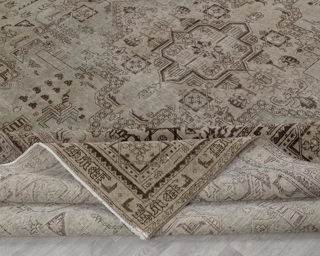 Multicolor Turkish Oushak Rug 10' 2" x 12' 3" Hand-Knotted | No. VR74426