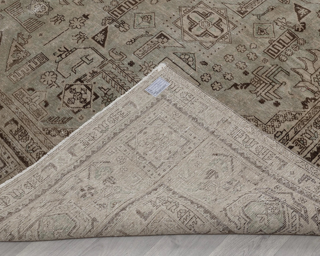 Multicolor Turkish Oushak Rug 10' 2" x 12' 3" Hand-Knotted | No. VR74426