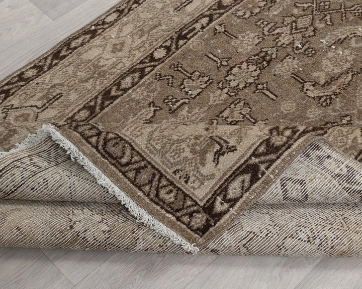 Multicolor Turkish Oushak Rug 3'8" x 10'10" Hand-Knotted | No. VR74509