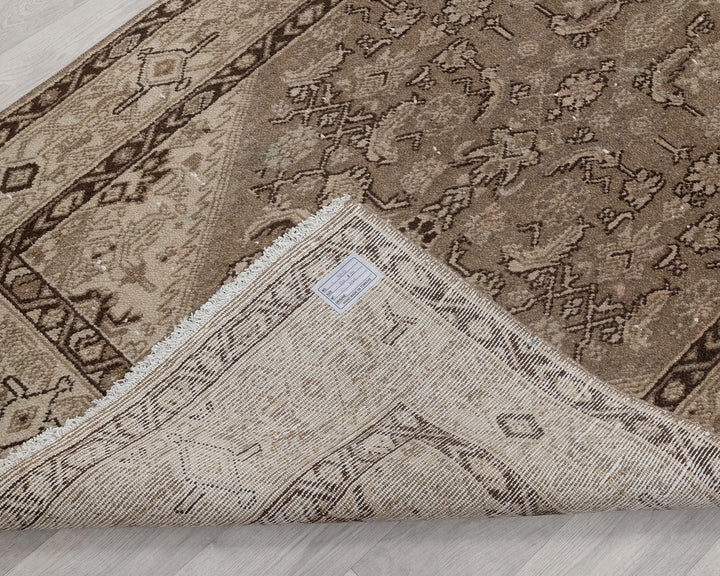 Multicolor Turkish Oushak Rug 3'8" x 10'10" Hand-Knotted | No. VR74509