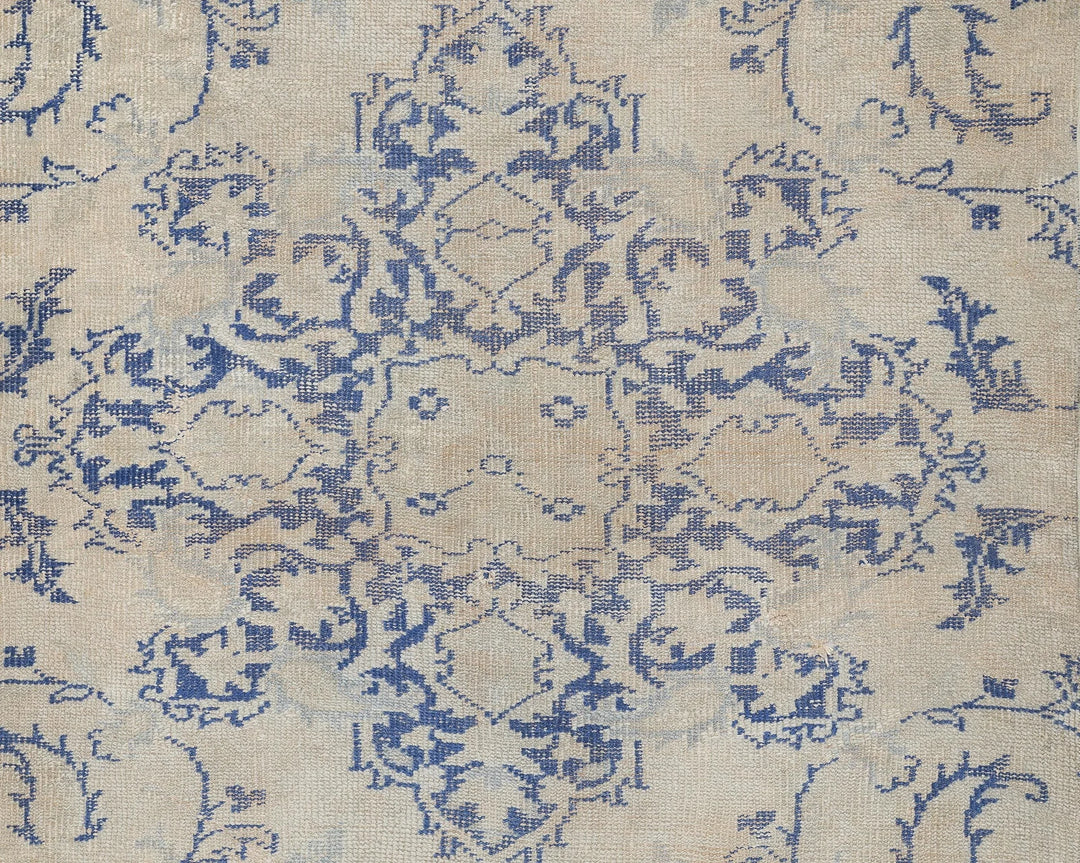 Multicolor Turkish Oushak Rug 3' x 8' Hand-Knotted | No. VR74540